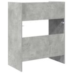 vidaXL DJ stôl Betónovo sivá 102 x 45 x 102 cm Kompozitné drevo – Obrázok 6
