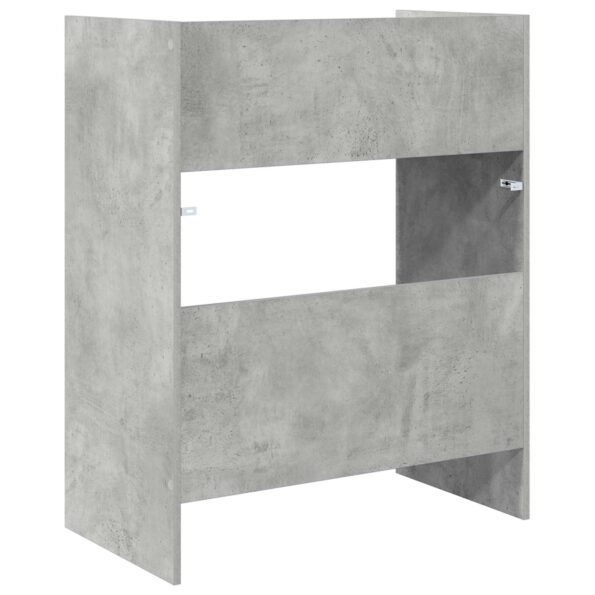 vidaXL DJ stôl Betónovo sivá 102 x 45 x 102 cm Kompozitné drevo – Obrázok 6