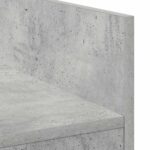 vidaXL DJ stôl Betónovo sivá 102 x 45 x 102 cm Kompozitné drevo – Obrázok 7