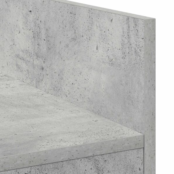 vidaXL DJ stôl Betónovo sivá 102 x 45 x 102 cm Kompozitné drevo – Obrázok 7