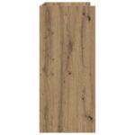 vidaXL DJ stôl Dub artisan 102 x 45 x 102 cm Kompozitné drevo – Obrázok 5