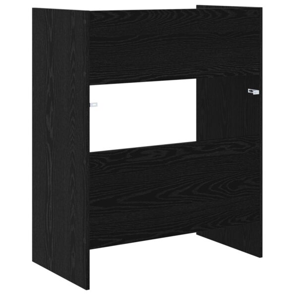 vidaXL DJ stôl Čierny dub 82 x 45 x 102 cm Kompozitné drevo – Obrázok 6