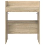 vidaXL DJ stôl Dub sonoma 82 x 45 x 102 cm Kompozitné drevo – Obrázok 4