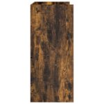vidaXL DJ stôl Dymový dub 82 x 45 x 102 cm Kompozitné drevo – Obrázok 5