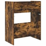 vidaXL DJ stôl Dymový dub 82 x 45 x 102 cm Kompozitné drevo – Obrázok 6