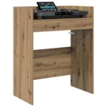 vidaXL DJ stôl Dub artisan 82 x 45 x 102 cm Kompozitné drevo – Obrázok 3