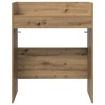vidaXL DJ stôl Dub artisan 82 x 45 x 102 cm Kompozitné drevo – Obrázok 4