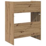 vidaXL DJ stôl Dub artisan 82 x 45 x 102 cm Kompozitné drevo – Obrázok 6