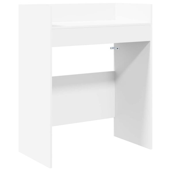 vidaXL DJ stôl Biela 62 x 45 x 102 cm Kompozitné drevo – Obrázok 2