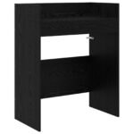 vidaXL DJ stôl Čierny dub 62 x 45 x 102 cm Kompozitné drevo – Obrázok 2