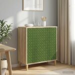 vidaXL Servírovacia skriňa GELEEN Sonoma 69 x 33 x 75 cm