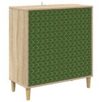 vidaXL Servírovacia skriňa GELEEN Sonoma 69 x 33 x 75 cm – Obrázok 2