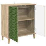 vidaXL Servírovacia skriňa GELEEN Sonoma 69 x 33 x 75 cm – Obrázok 3