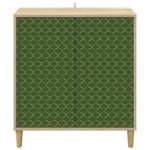 vidaXL Servírovacia skriňa GELEEN Sonoma 69 x 33 x 75 cm – Obrázok 4