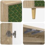 vidaXL Servírovacia skriňa GELEEN Sonoma 69 x 33 x 75 cm – Obrázok 6