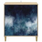 vidaXL Servírovacia skriňa RAALTE Sonoma 69 x 33 x 75 cm – Obrázok 4