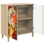 vidaXL Servírovacia skriňa GENNEP Sonoma 69 x 33 x 75 cm – Obrázok 3