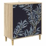 vidaXL Servírovacia skriňa DOKKUM Sonoma 69 x 33 x 75 cm – Obrázok 2