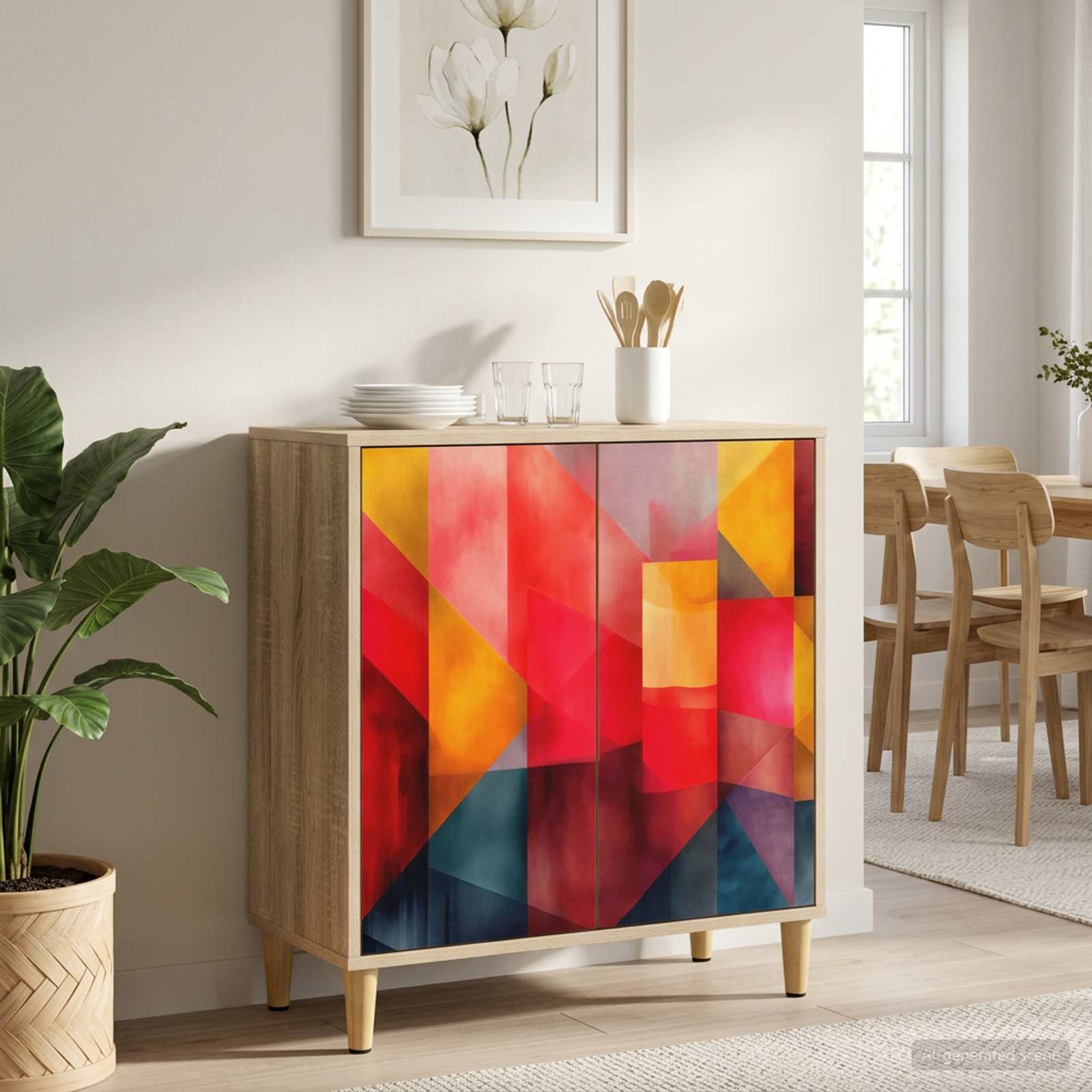8006918_1.jpg vidaXL Servírovacia skriňa HEESCH Sonoma 69 x 33 x 75 cm – Obrázok 1