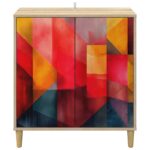 vidaXL Servírovacia skriňa HEESCH Sonoma 69 x 33 x 75 cm – Obrázok 4