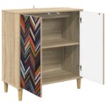 vidaXL Servírovacia skriňa OMMEN Sonoma 69 x 33 x 75 cm – Obrázok 3