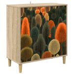 vidaXL Servírovacia skriňa ZAANDAM Sonoma 69 x 33 x 75 cm – Obrázok 2