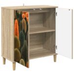 vidaXL Servírovacia skriňa ZAANDAM Sonoma 69 x 33 x 75 cm – Obrázok 3