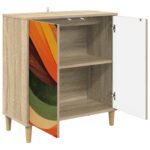 vidaXL Servírovacia skriňa BONN Sonoma 69 x 33 x 75 cm – Obrázok 3