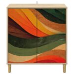 vidaXL Servírovacia skriňa BONN Sonoma 69 x 33 x 75 cm – Obrázok 4