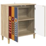 vidaXL Servírovacia skriňa ESSEN Sonoma 69 x 33 x 75 cm – Obrázok 3
