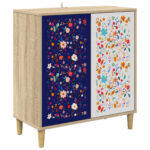 vidaXL Servírovacia skriňa MAINZ Sonoma 69 x 33 x 75 cm – Obrázok 2