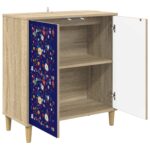 vidaXL Servírovacia skriňa MAINZ Sonoma 69 x 33 x 75 cm – Obrázok 3