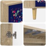 vidaXL Servírovacia skriňa MAINZ Sonoma 69 x 33 x 75 cm – Obrázok 6