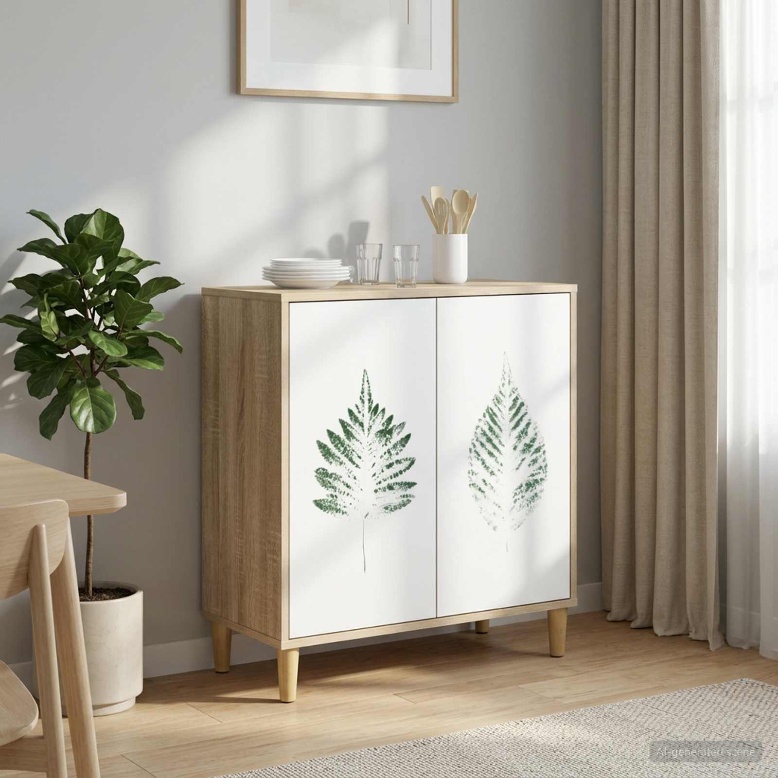 8006925_1.jpg vidaXL Servírovacia skriňa HANAU Sonoma 69 x 33 x 75 cm – Obrázok 1