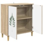 vidaXL Servírovacia skriňa HANAU Sonoma 69 x 33 x 75 cm – Obrázok 3