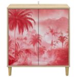 vidaXL Servírovacia skriňa AACHEN Sonoma 69 x 33 x 75 cm – Obrázok 4