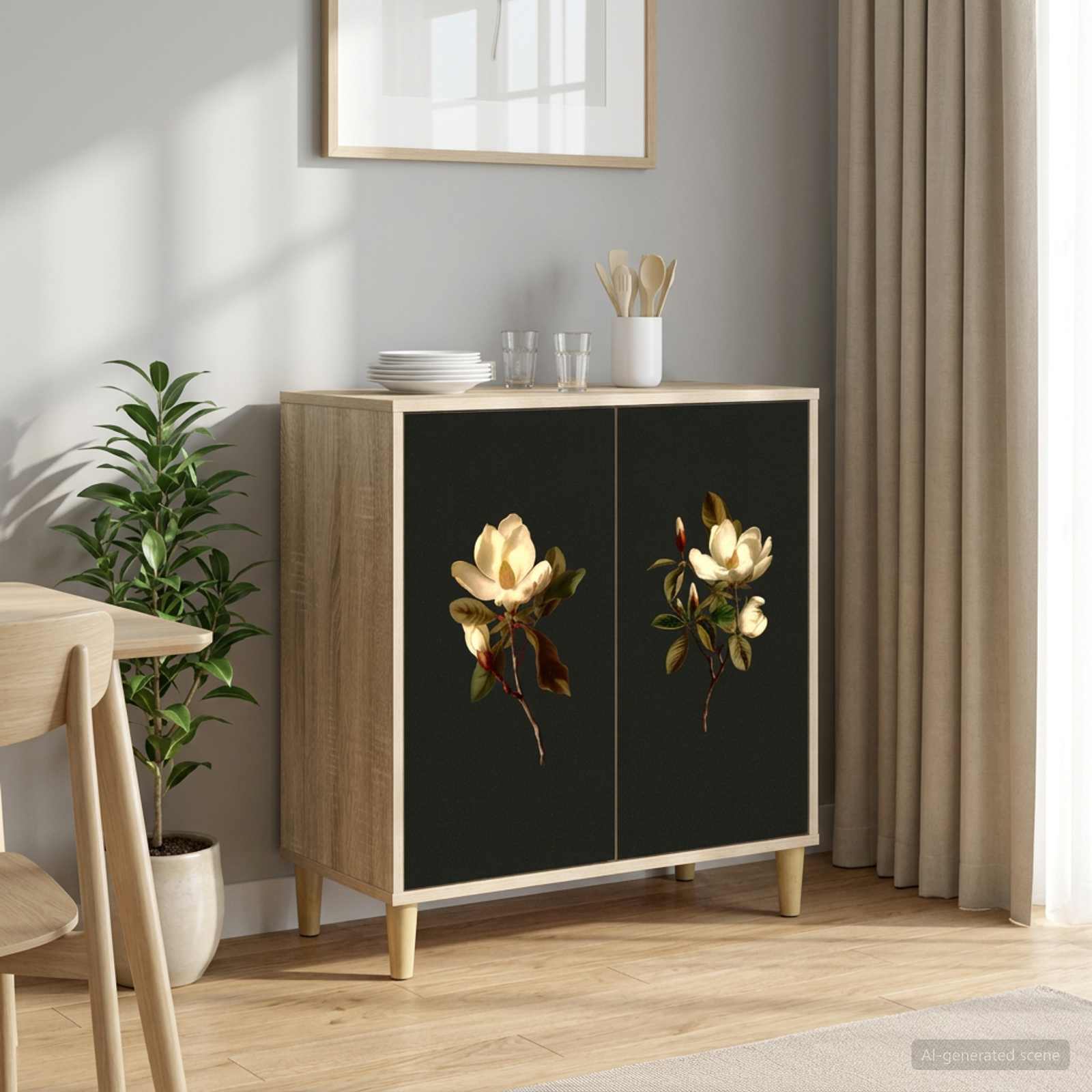 8006927_1.jpg vidaXL Servírovacia skriňa BREMEN Sonoma 69 x 33 x 75 cm – Obrázok 1