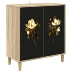 vidaXL Servírovacia skriňa BREMEN Sonoma 69 x 33 x 75 cm – Obrázok 2