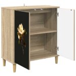 vidaXL Servírovacia skriňa BREMEN Sonoma 69 x 33 x 75 cm – Obrázok 3
