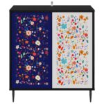 vidaXL Servírovacia skriňa MAINZ Čierny dub 69 x 33 x 76 cm – Obrázok 4