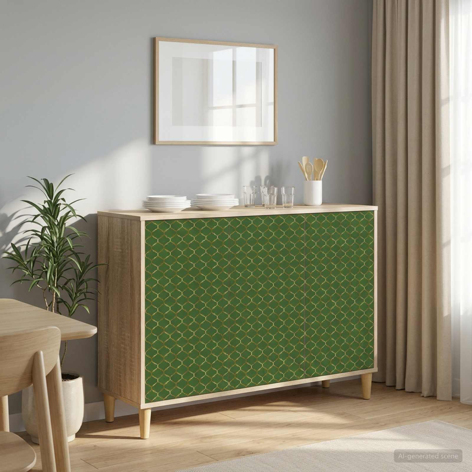 8006951_1.jpg vidaXL Servírovacia skriňa GELEEN Sonoma 102 x 33 x 75 cm – Obrázok 1