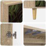 vidaXL Servírovacia skriňa ELBURG Sonoma 102 x 33 x 75 cm – Obrázok 6