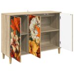 vidaXL Servírovacia skriňa GENNEP Sonoma 102 x 33 x 75 cm – Obrázok 3
