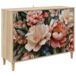vidaXL Servírovacia skriňa BORNE Sonoma 102 x 33 x 75 cm – Obrázok 2