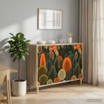 vidaXL Servírovacia skriňa ZAANDAM Sonoma 102 x 33 x 75 cm