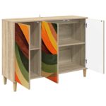 vidaXL Servírovacia skriňa BONN Sonoma 102 x 33 x 75 cm – Obrázok 4