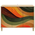 vidaXL Servírovacia skriňa BONN Sonoma 102 x 33 x 75 cm – Obrázok 5