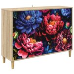 vidaXL Servírovacia skriňa KIEL Sonoma 102 x 33 x 75 cm – Obrázok 2