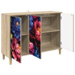 vidaXL Servírovacia skriňa KIEL Sonoma 102 x 33 x 75 cm – Obrázok 3