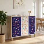 vidaXL Servírovacia skriňa MAINZ Sonoma 102 x 33 x 75 cm